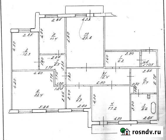 5-комнатная квартира, 135 м², 4/9 эт. на продажу в Ленинске-Кузнецком Ленинск-Кузнецкий - изображение 1