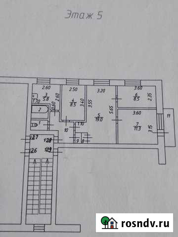 4-комнатная квартира, 62 м², 5/5 эт. на продажу в Назарово Назарово - изображение 1