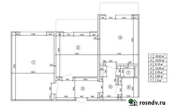 2-комнатная квартира, 58 м², 15/17 эт. на продажу в Одинцово Одинцово