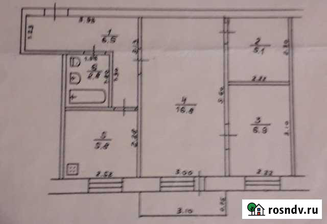 2-комнатная квартира, 44 м², 4/5 эт. на продажу в Алексеевке Белгородской области Алексеевка - изображение 1