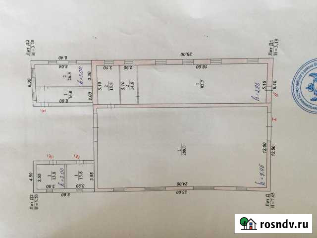 Помещение свободного назначения, 600 кв.м. Борисоглебск - изображение 1