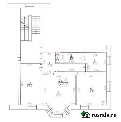 3-комнатная квартира, 77 м², 2/3 эт. на продажу в Барабинске Барабинск - изображение 1