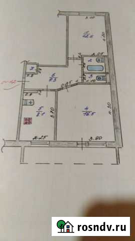 2-комнатная квартира, 50 м², 1/3 эт. на продажу в Тарусе Таруса - изображение 1