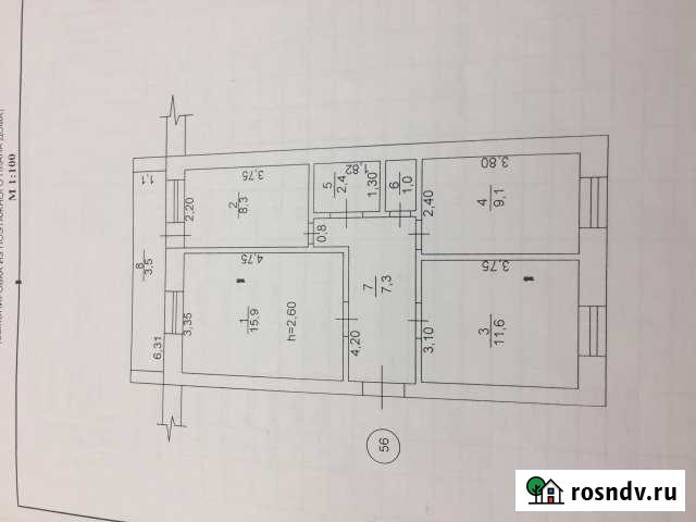 3-комнатная квартира, 60 м², 3/5 эт. на продажу в Бавлах Бавлы - изображение 1