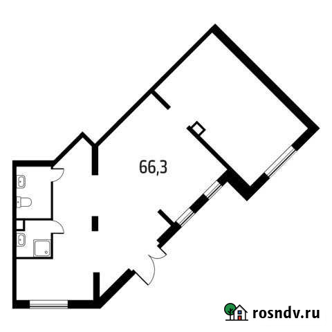 Продам помещение свободного назначения, 66.30 кв.м. Ватутинки - изображение 1