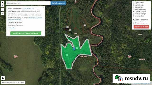 Участок СНТ, ДНП 470 сот. на продажу в Кондопоге Кондопога - изображение 1