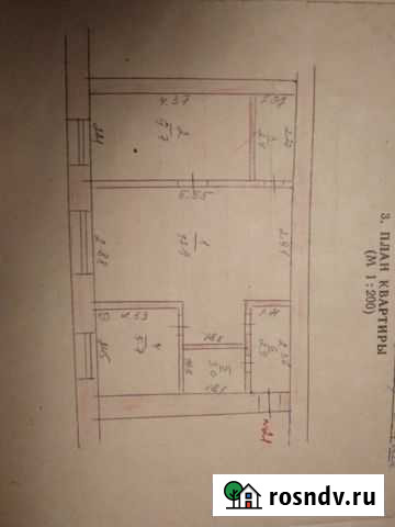 2-комнатная квартира, 41 м², 3/3 эт. на продажу в Щучьем Щучье - изображение 1