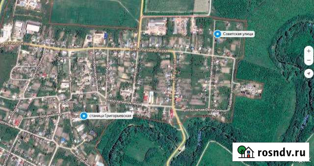 Участок ИЖС 10 сот. на продажу в Григорьевской Григорьевская - изображение 1