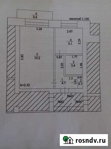1-комнатная квартира, 34 м², 3/5 эт. на продажу в Мелеузе Мелеуз - изображение 1