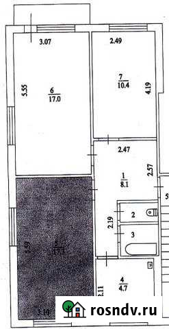 Комната 18 м² в 3-ком. кв., 4/5 эт. на продажу в Новом Свете Ленинградской области Новый Свет - изображение 1