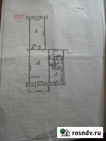 2-комнатная квартира, 45 м², 1/3 эт. на продажу в Боринском Боринское - изображение 1