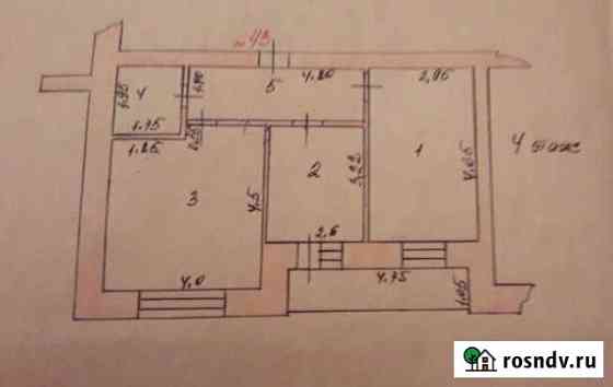 2-комнатная квартира, 50 м², 4/5 эт. на продажу в Асино Асино