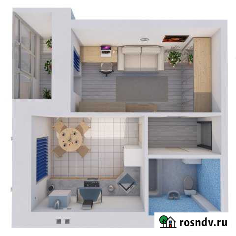 1-комнатная квартира, 30 м², 2/3 эт. на продажу в Аксае Ростовской области Аксай - изображение 1