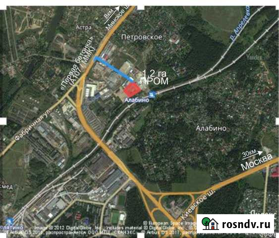 Участок промназначения 120 сот. на продажу в Селятино Селятино - изображение 1