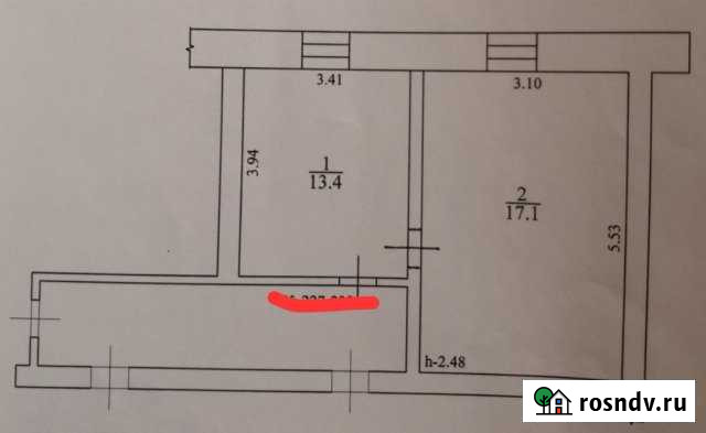 Комната 30 м² в 2-ком. кв., 2/5 эт. на продажу в Свободном Амурской области Свободный - изображение 1