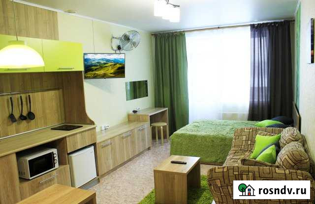 Квартира-студия, 35 м², 1/9 эт. в аренду посуточно в Бийске Бийск - изображение 1