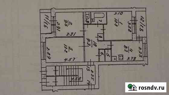 3-комнатная квартира, 58 м², 1/4 эт. на продажу в Пушкино Пушкино