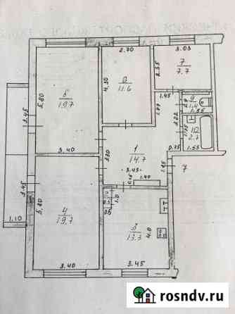 4-комнатная квартира, 91 м², 4/9 эт. на продажу в Десногорске Десногорск