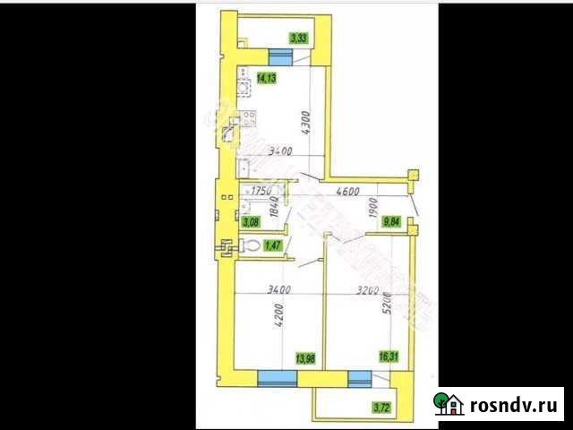 2-комнатная квартира, 65 м², 10/10 эт. на продажу в Курске Курск - изображение 1