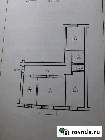 3-комнатная квартира, 64 м², 3/3 эт. на продажу в Байкальске Байкальск - изображение 1