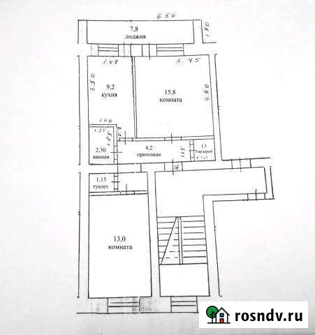 2-комнатная квартира, 48 м², 2/2 эт. на продажу в Похвистнево Похвистнево - изображение 1