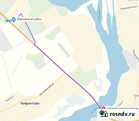 Участок СНТ, ДНП 5 сот. на продажу в Шексне Шексна - изображение 1