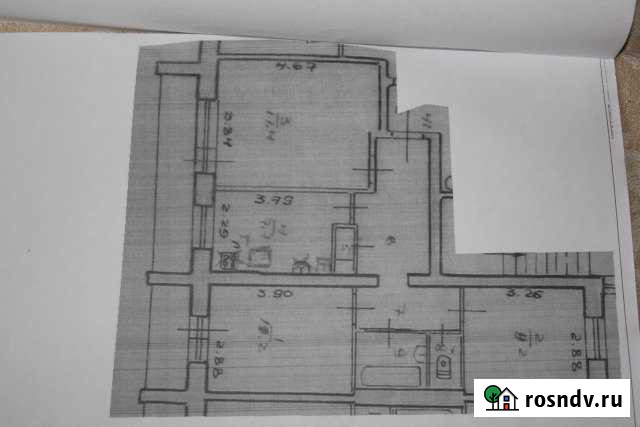 3-комнатная квартира, 61 м², 3/9 эт. на продажу в Ростове Ростов - изображение 1