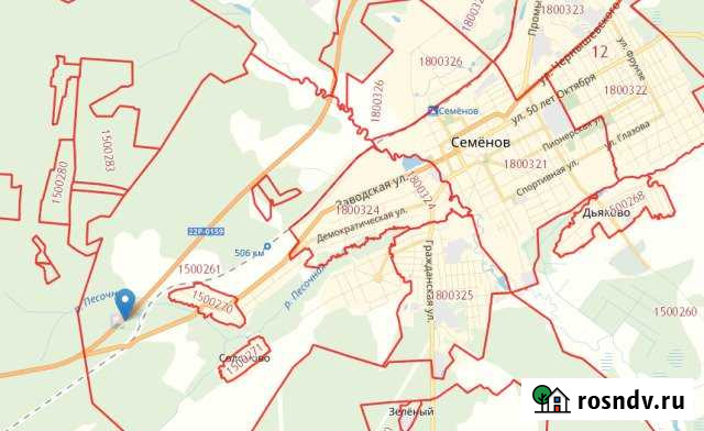 Участок промназначения 10000 сот. на продажу в Семенове Семенов - изображение 1