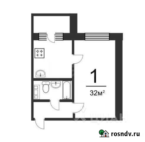 1-комнатная квартира, 32 м², 2/10 эт. на продажу в Миассе Миасс - изображение 1