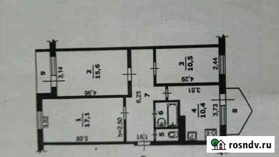 3-комнатная квартира, 71 м², 3/5 эт. на продажу в Дубовом Дубовое
