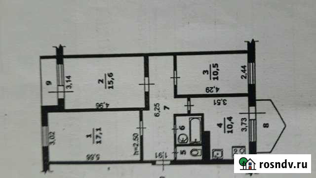 3-комнатная квартира, 71 м², 3/5 эт. на продажу в Дубовом Дубовое - изображение 1