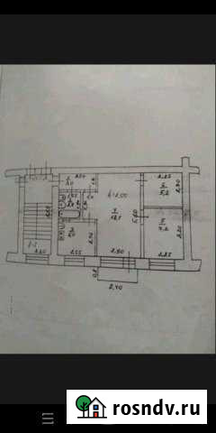 2-комнатная квартира, 46 м², 2/2 эт. на продажу в Касимове Касимов - изображение 1