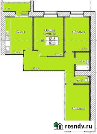 3-комнатная квартира, 83 м², 8/9 эт. на продажу в Тамбове Тамбов