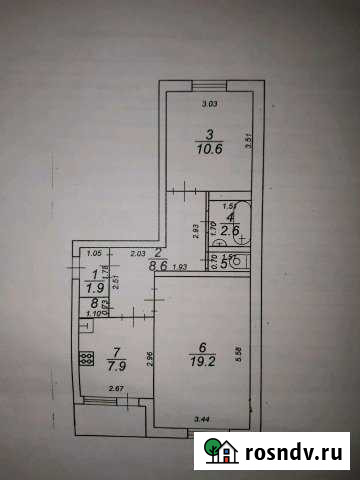 2-комнатная квартира, 53 м², 1/5 эт. на продажу в Осташкове Осташков - изображение 1