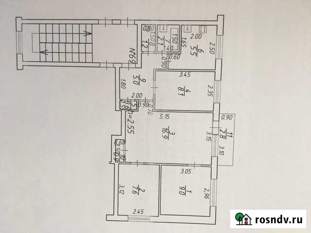 4-комнатная квартира, 56 м², 5/5 эт. на продажу в Сухиничах Сухиничи - изображение 1