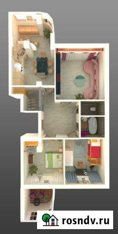 3-комнатная квартира, 90 м², 8/11 эт. на продажу в Волгодонске Волгодонск - изображение 1