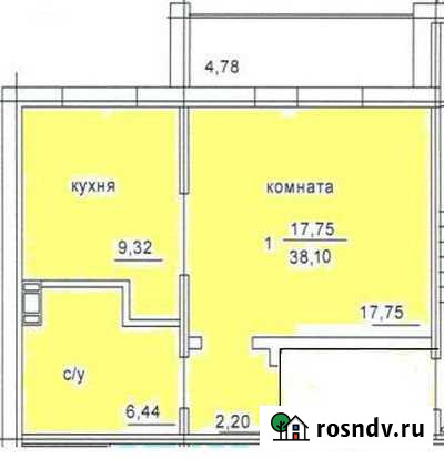 1-комнатная квартира, 31 м², 4/10 эт. на продажу в Миассе Миасс - изображение 1