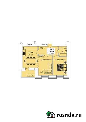 2-комнатная квартира, 51 м², 1/9 эт. на продажу в Сыктывкаре Сыктывкар - изображение 1