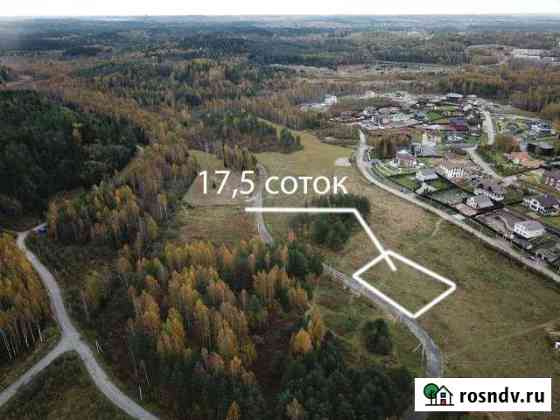 Участок ИЖС 17 сот. на продажу в Кузьмоловском Кузьмоловский