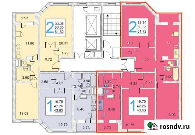 4-комнатная квартира, 105 м², 13/17 эт. на продажу в Обнинске Обнинск - изображение 1