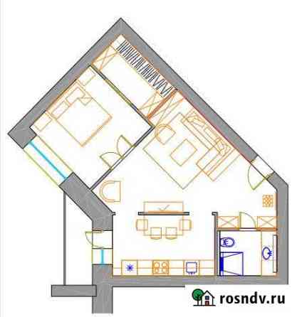 2-комнатная квартира, 53 м², 16/16 эт. на продажу в Засечном Засечное