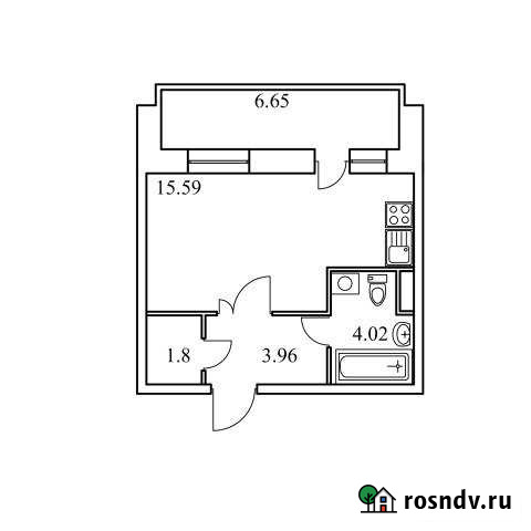 1-комнатная квартира, 30 м², 3/4 эт. на продажу в Серпухове Серпухов - изображение 1