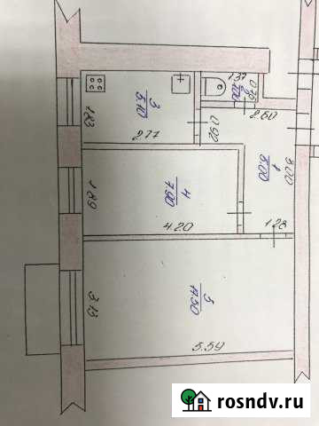 2-комнатная квартира, 37 м², 3/3 эт. на продажу в Шумерле Шумерля - изображение 1