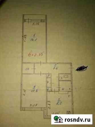 2-комнатная квартира, 54 м², 2/5 эт. на продажу в Волосово Волосово