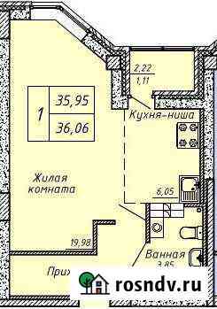 Квартира-студия, 36 м², 6/10 эт. на продажу в Заречном Свердловской области Заречный