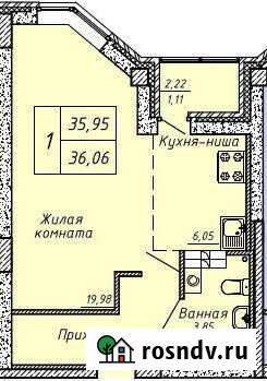 Квартира-студия, 36 м², 6/10 эт. на продажу в Заречном Свердловской области Заречный - изображение 1