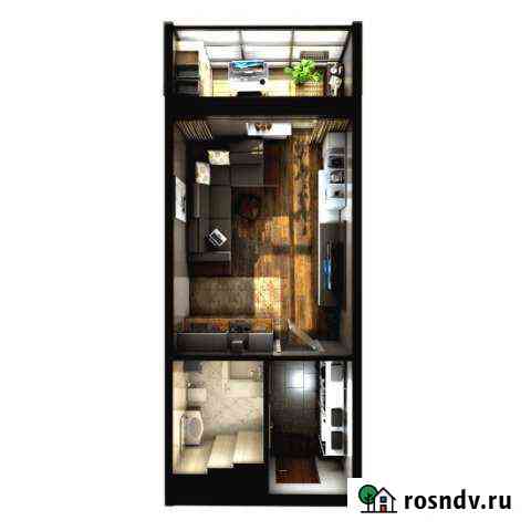 Квартира-студия, 28 м², 17/17 эт. на продажу в Домодедово Домодедово