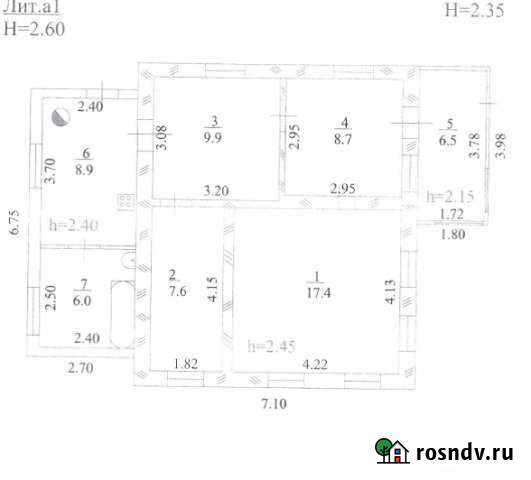 Дом 65 м² на участке 45.8 сот. на продажу в Заветном Заветный - изображение 1