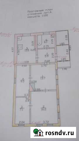 Дом 71.5 м² на участке 10 сот. на продажу в Новорождественской Новорождественская - изображение 1