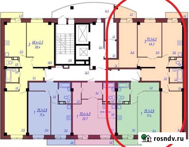 3-комнатная квартира, 83 м², 2/12 эт. на продажу в Абакане Абакан - изображение 1
